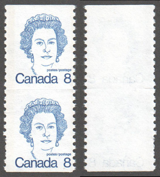 Canada Scott 604var MNH Pair (P) - Click Image to Close